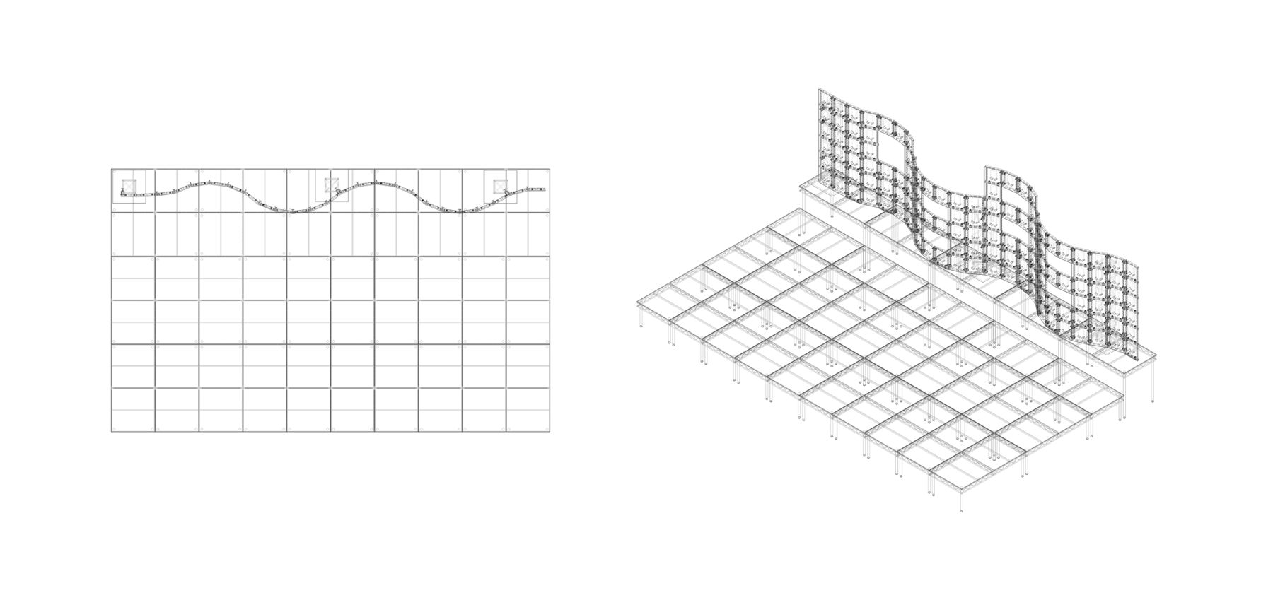 Render: CASA gala, LED wall design